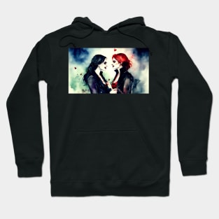 Vampires in love Hoodie